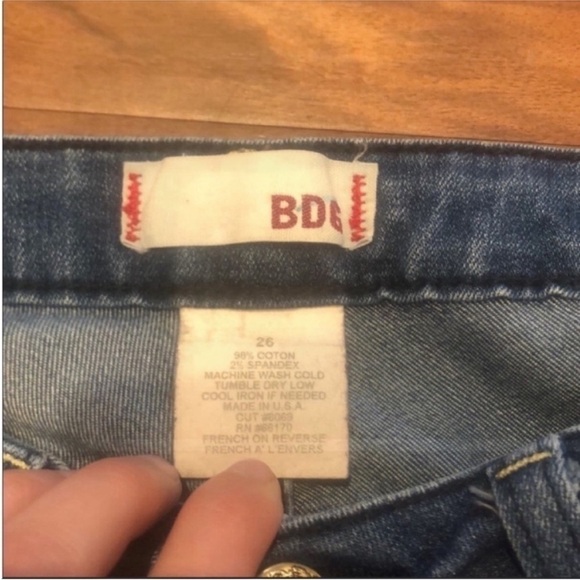 Urban Outfitters BDG Jeans Size 26 - Picture 5 of 7